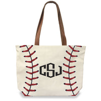 Baseball Stitch - Personalized Baseball Tote